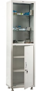 Шкаф медицинский металлический Промет МД 1 1650/SG