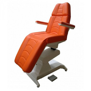 Кресло процедурное с электроприводом  ОД-1, с прямыми откидными подлокотниками, с ножной педалью управления.