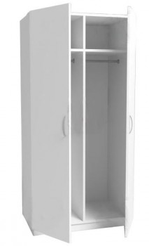 Шкаф медицинский для одежды двухстворчатый МД - 501.01