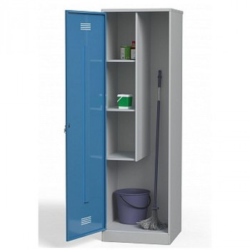 Шкаф медицинский металлический для хранения хозяйственного и уборочного инвентаря БТ-75-60