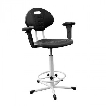 Кресло промышленное, полиуретан с подлокотниками КР10-2