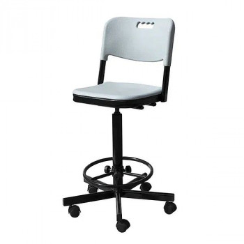 Лабораторный стул  с пластиком высокий КР19(В)